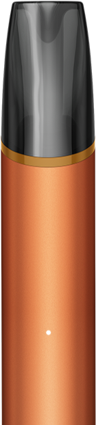 VEEV NOW ULTRA Gold Tobacco disposable vaping device close up with a gold coloured ring around the mouthpiece