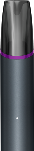 VEEV NOW ULTRA Grape disposable vaping device close up with a violet coloured ring around the mouthpiece