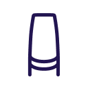 Vaping device mouthpiece icon