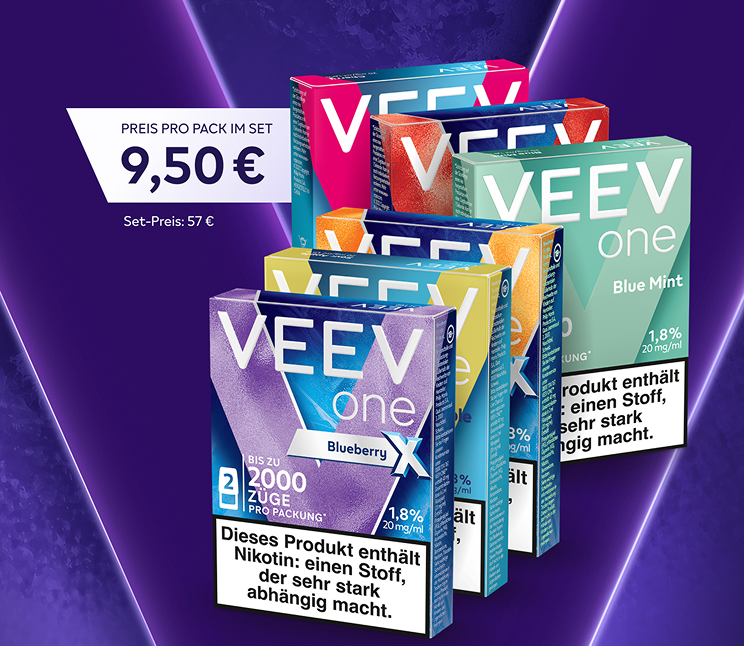 VEEV entdecken - Die neue E-Zigarette & Einweg-Vape | VEEV DE