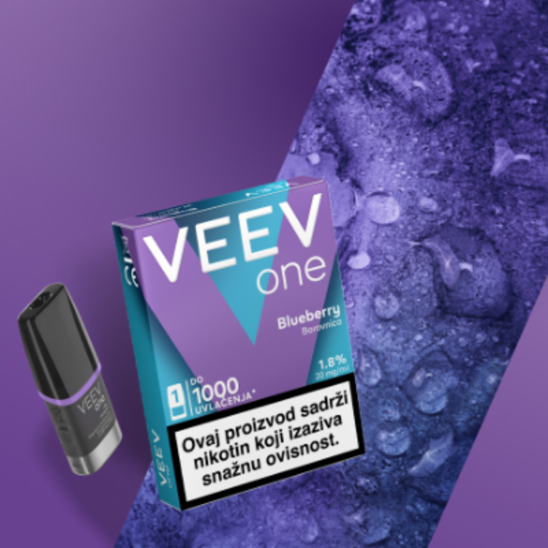 VEEV ONE vape uređaj u svjetloružičastoj boji. 0