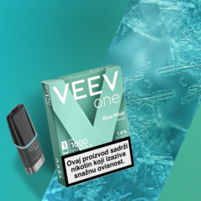 VEEV ONE vape uređaj u svjetloružičastoj boji. 0