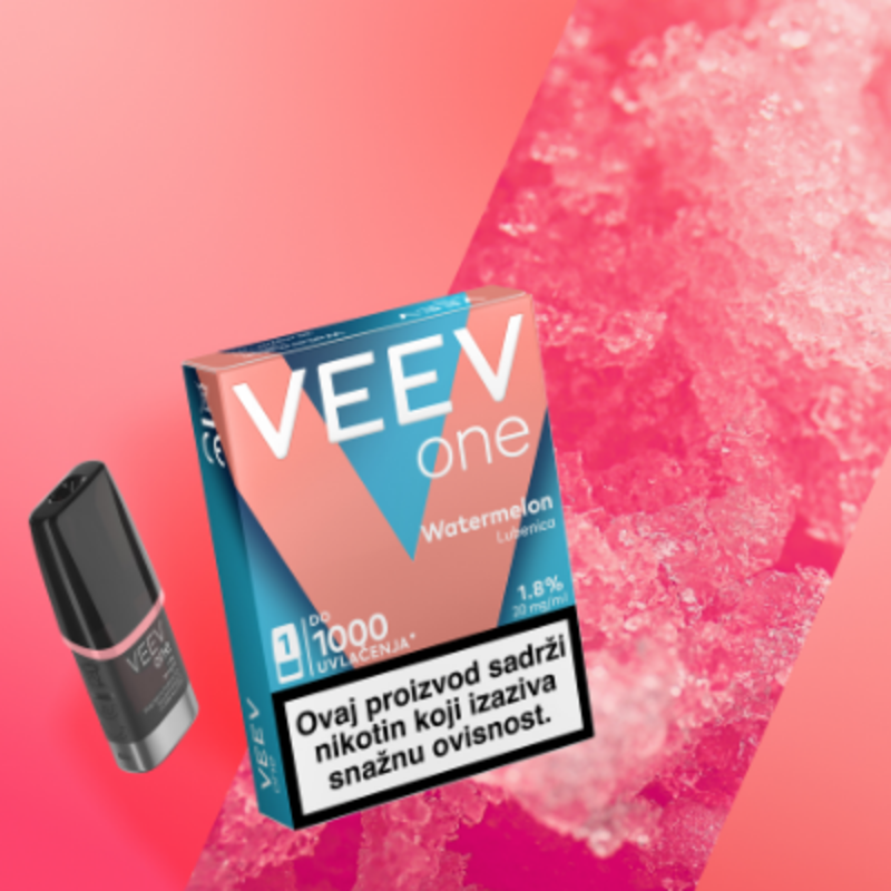 VEEV ONE vape uređaj u svjetloružičastoj boji. 0