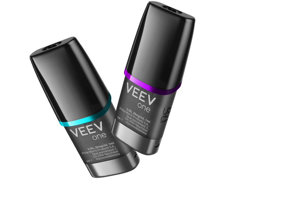 Un par de recargas VEEV ONE
