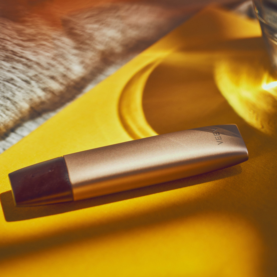 Golden VEEV on a table