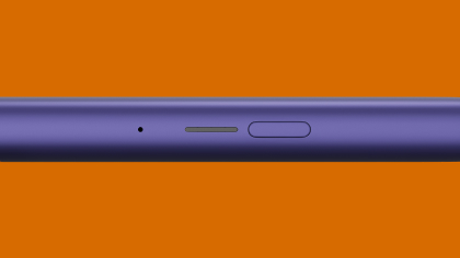 Close up of VEEV ONE vape device with the on/off button and turned off light