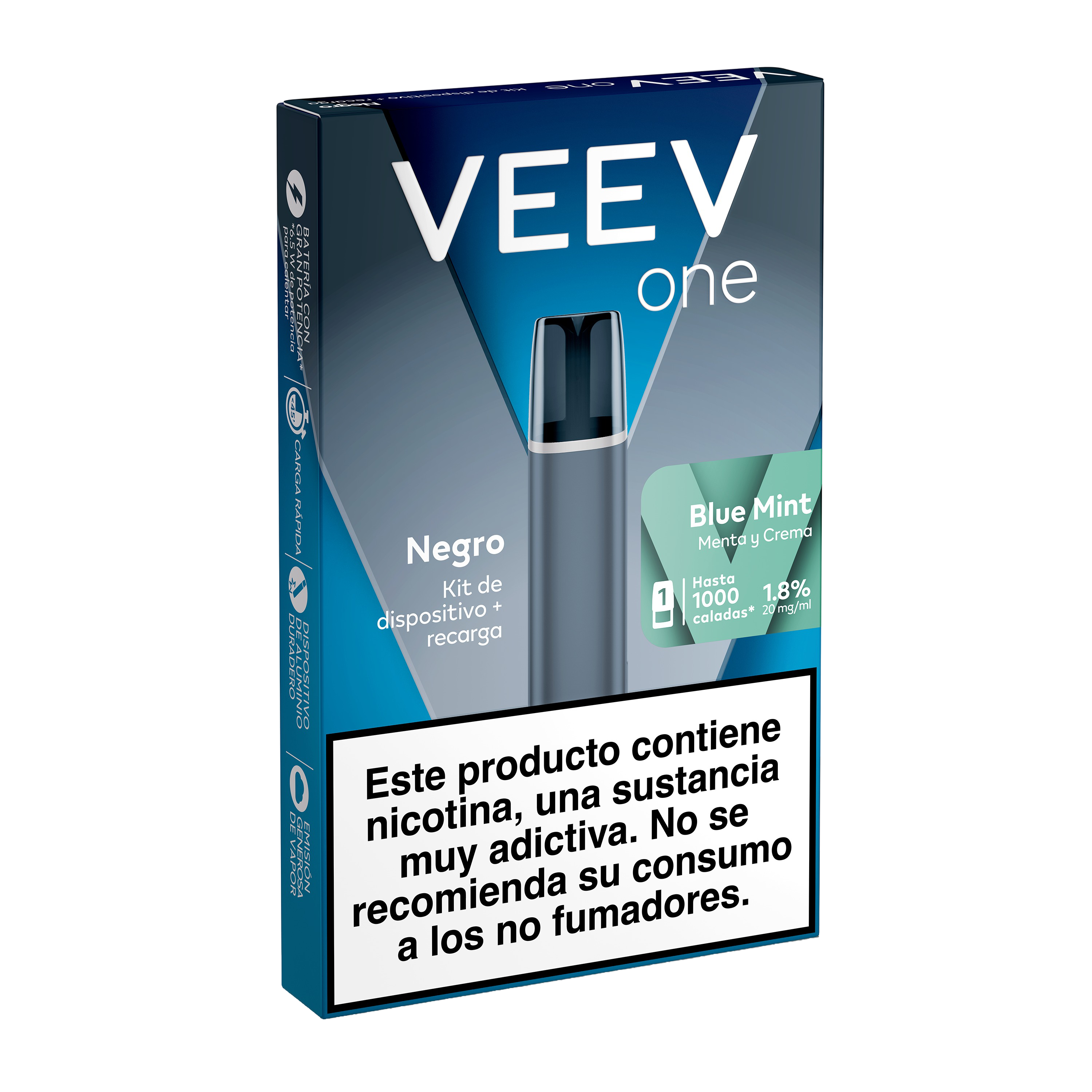 VEEV ONE Starter Kit - 1 dispositivo y 1 recarga, Menta y Crema, large