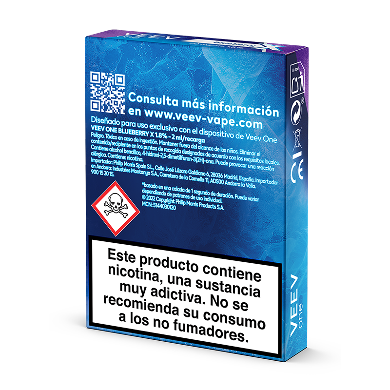 VEEV ONE EXTRA Ar&aacute;ndano X 1.8%, Blueberry, large 2