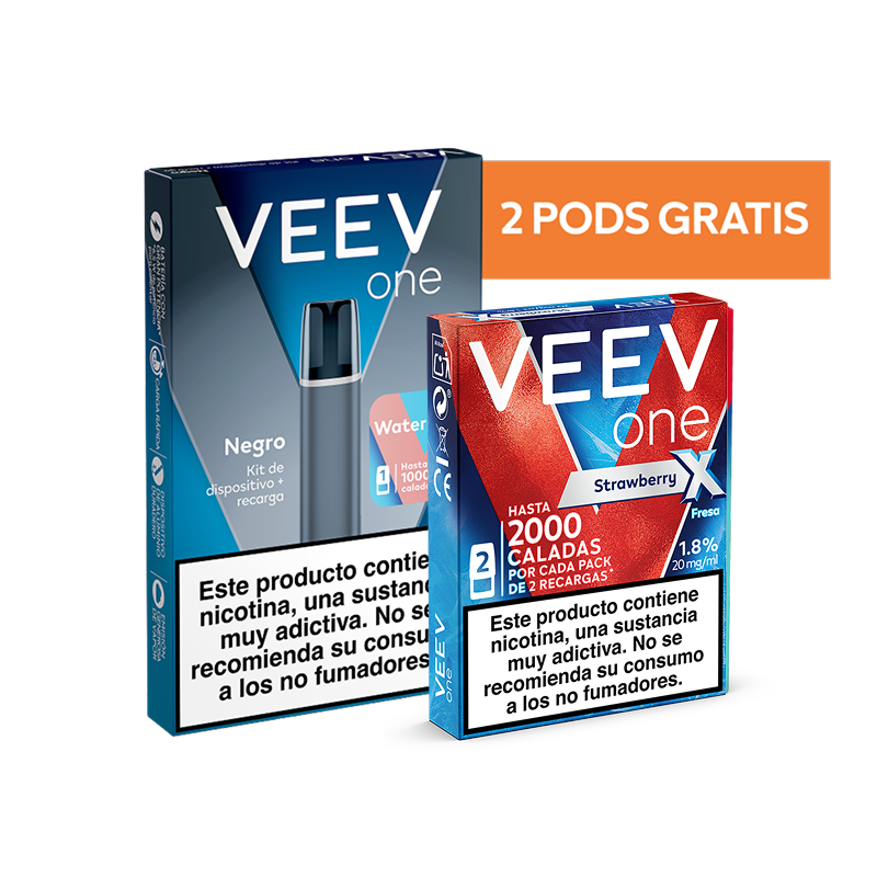 VEEV ONE Starter Kit - 1 dispositivo y 1 recarga, Watermelon, large 0