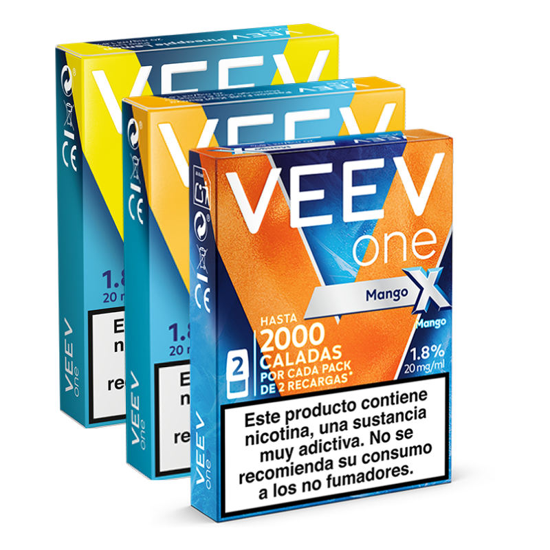 VEEV ONE Mango, Maracuy&aacute; y Pi&ntilde;a Lim&oacute;n 1.8%, , large
