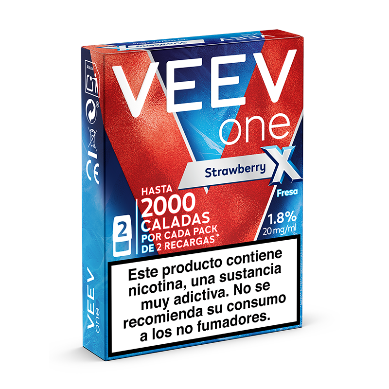 VEEV ONE EXTRA Fresa X 1.8%, Strawberry, large 0