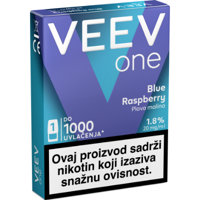 VEEV ONE Blue Raspberry vape pods | VEEV Croatia