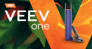 VEEV ONE vizual u narančastoj i zelenoj boji.
