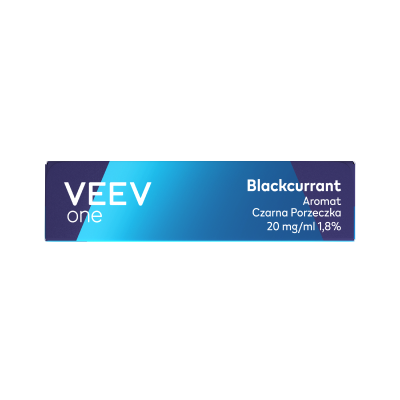 VEEV ONE Blackcurrant ingredients side 2