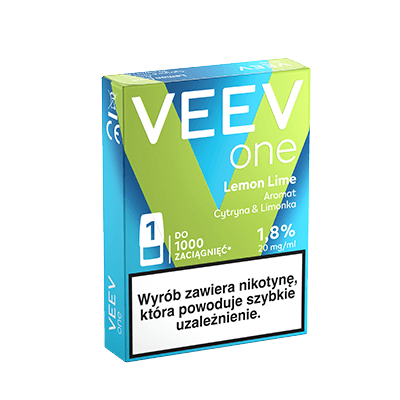 VEEV ONE Lemon Lime Pod left side 1