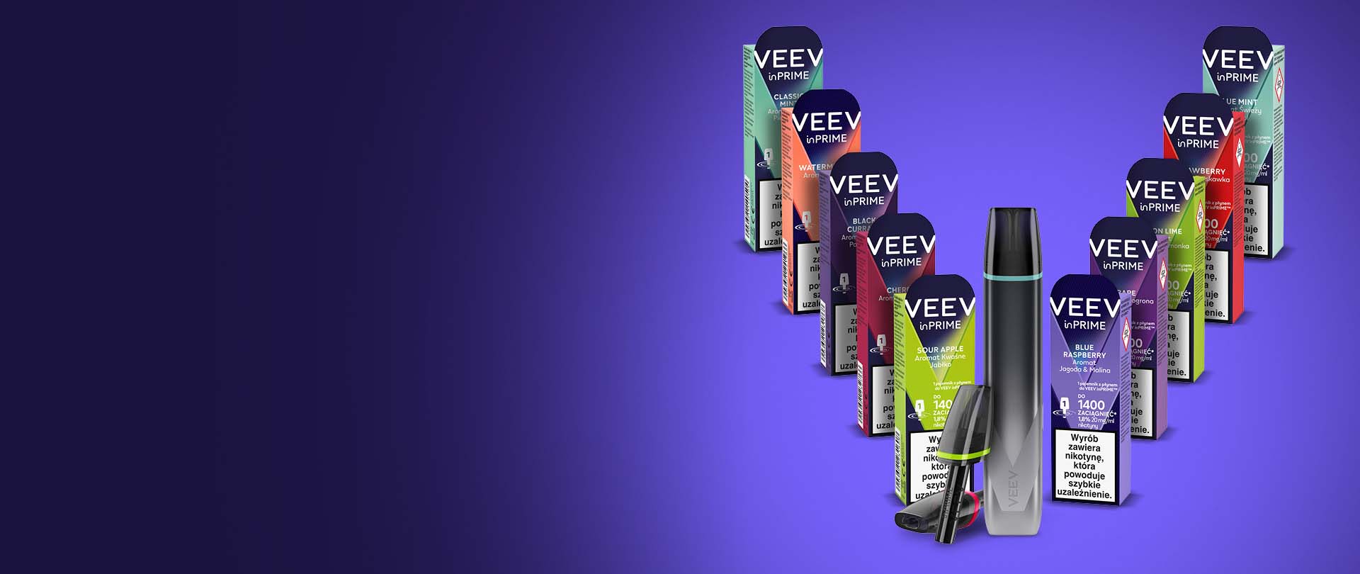 E-papieros veev inprime i pody w 10 smakach