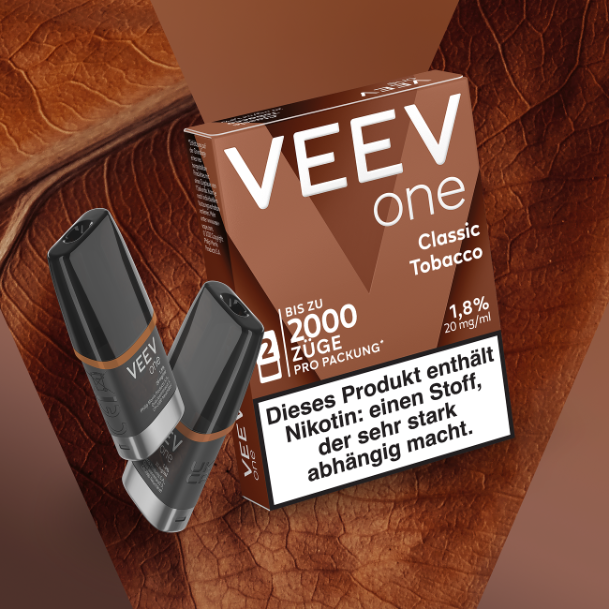 veet e zigarette VEEV ONE Pods - Classic Tobacco
