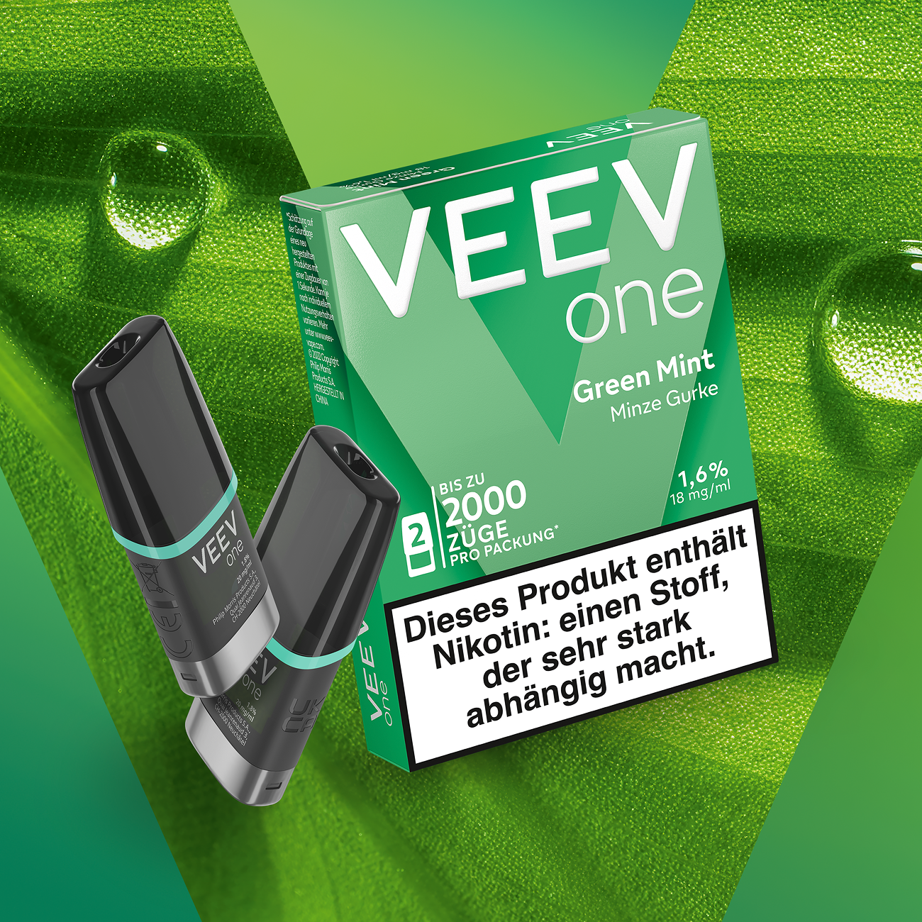VEEV ONE Pods Green Mint (Green Mint)
