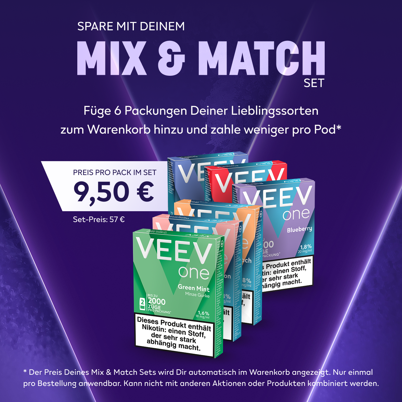 VEEV ONE Pods Green Mint (Green Mint)