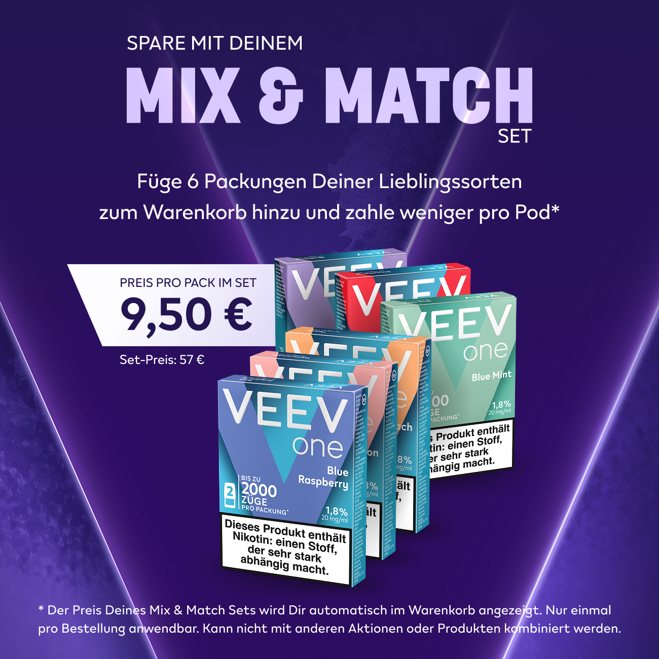 VEEV ONE Pods Blue Raspberry (Blue Raspberry)