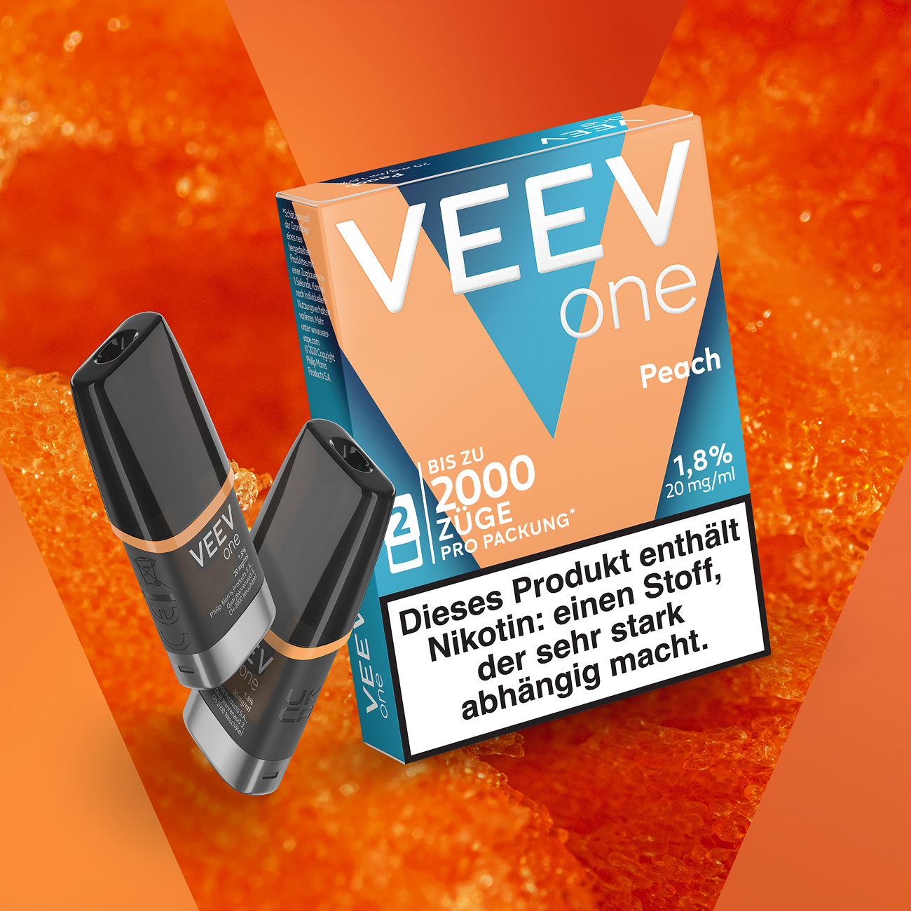 VEEV ONE Pods Peach (Peach)