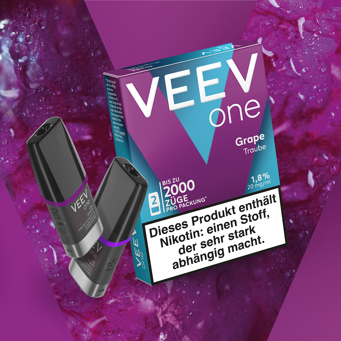 VEEV ONE Pods Grape (Multipack)