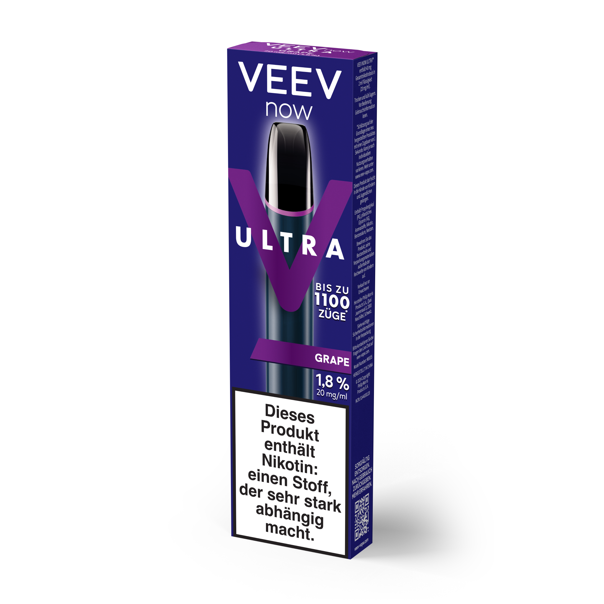VEEV NOW ULTRA Grape Einweg-Vape (Multipack)