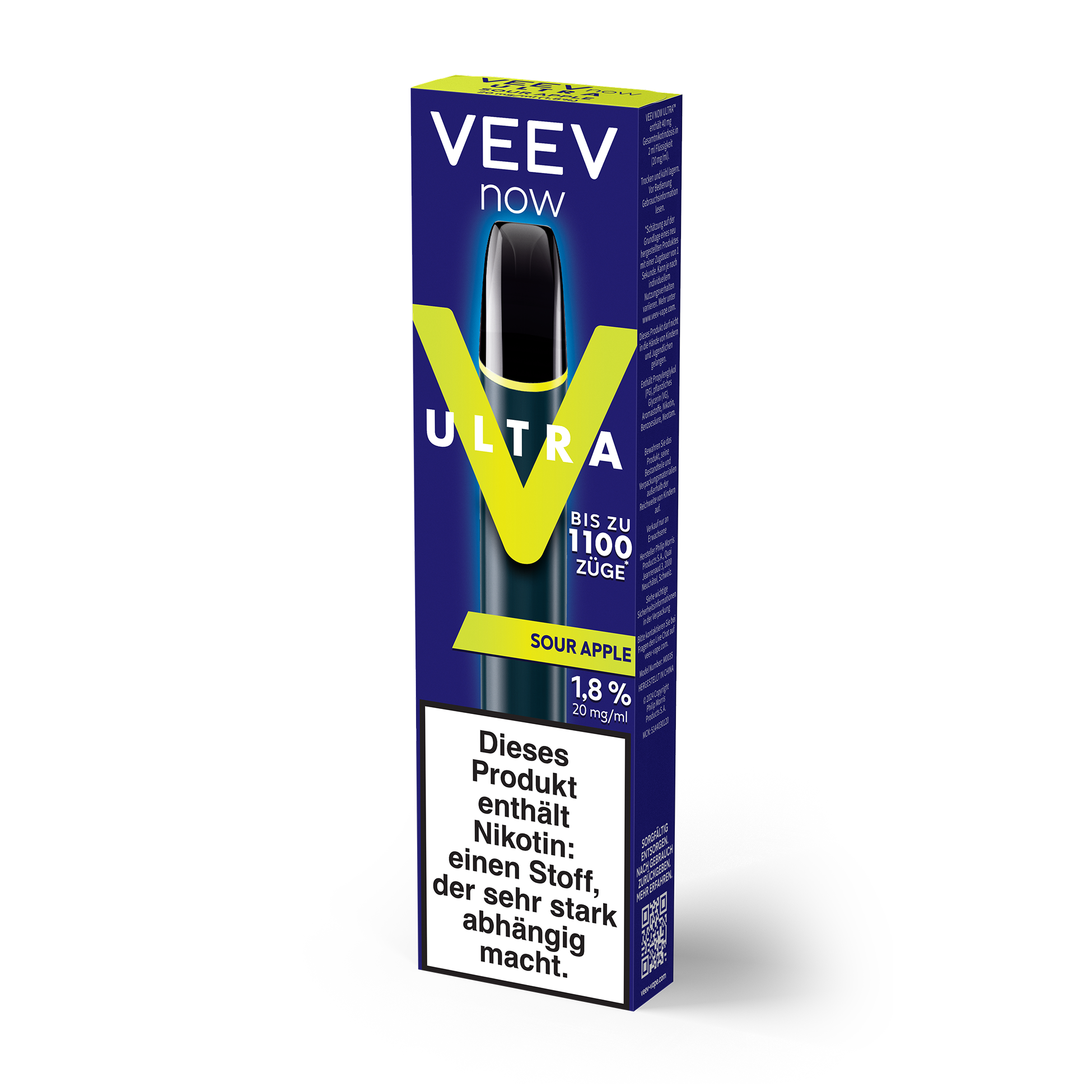 VEEV NOW ULTRA Sour Apple Einweg-Vape (Sour Apple)
