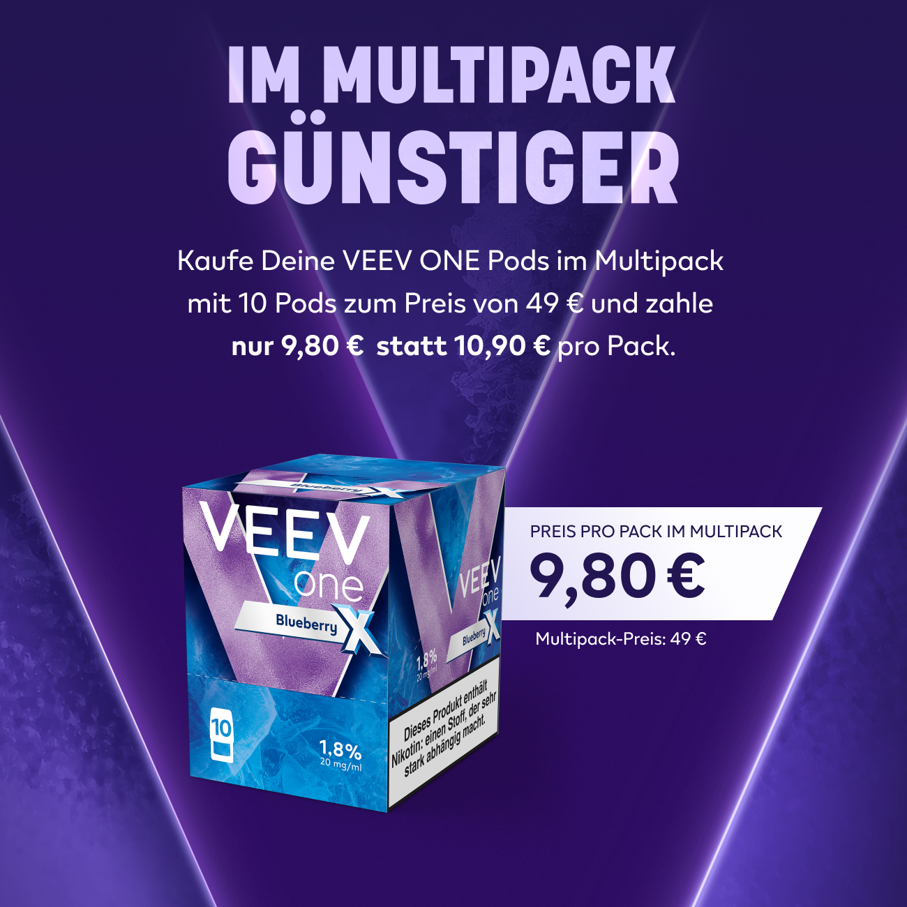 VEEV ONE Pods Blueberry X (Blueberry X)