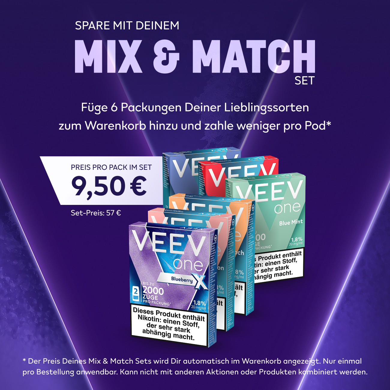 VEEV ONE Pods Blueberry X (Blueberry X)