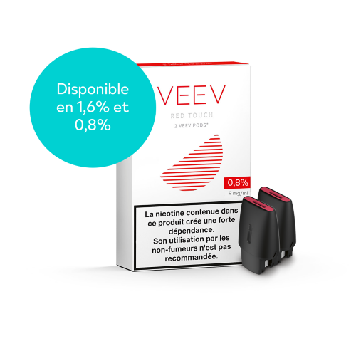 VEEV Red Touch - paquet de 2
