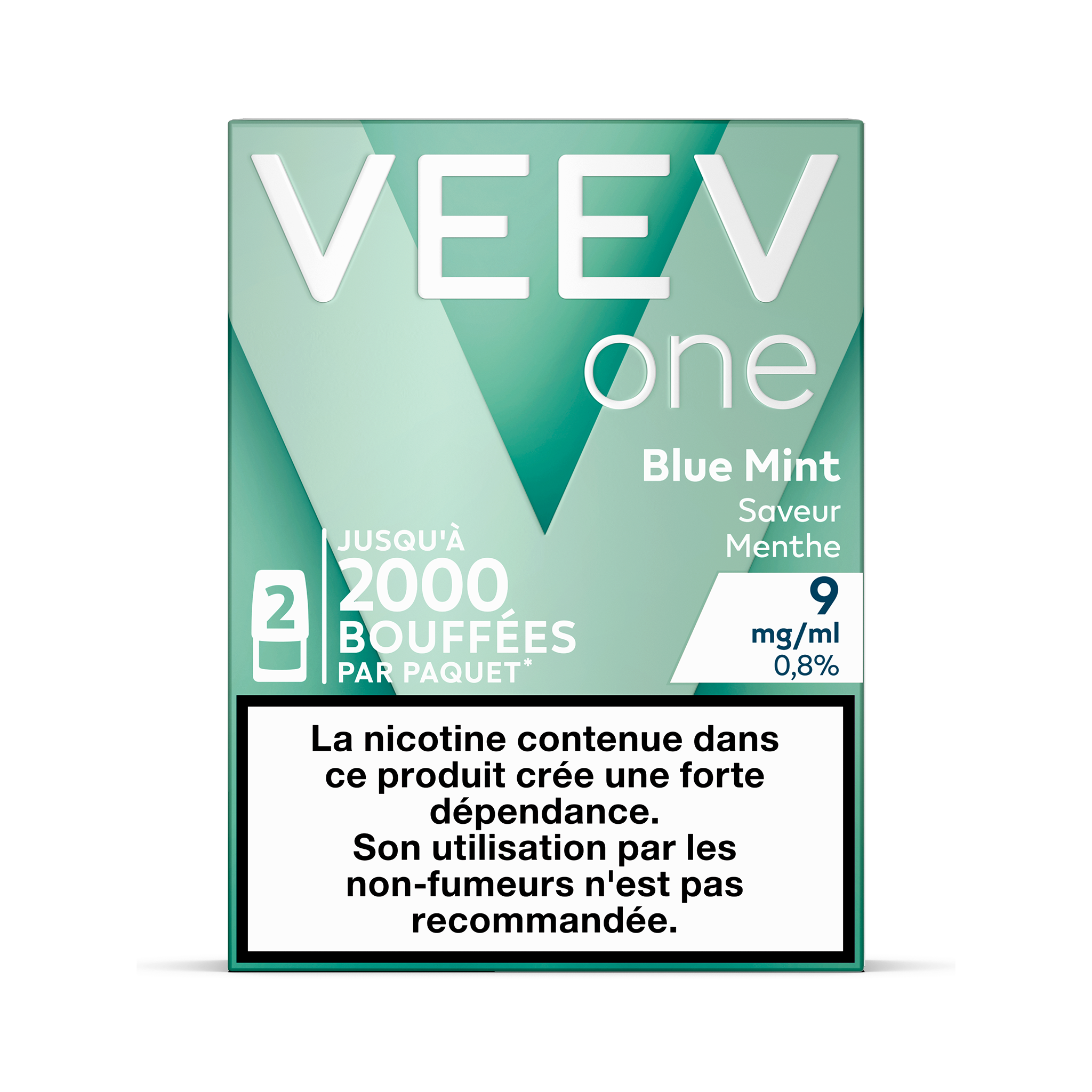 Pods VEEV ONE Menthe 20mg/ml (VEEV Blue Mint)