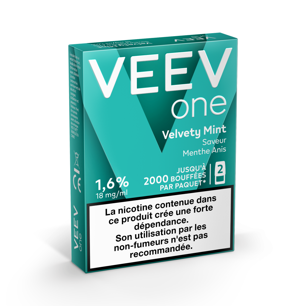 Pods VEEV ONE Menthe Anis 18mg (Velvety Mint)