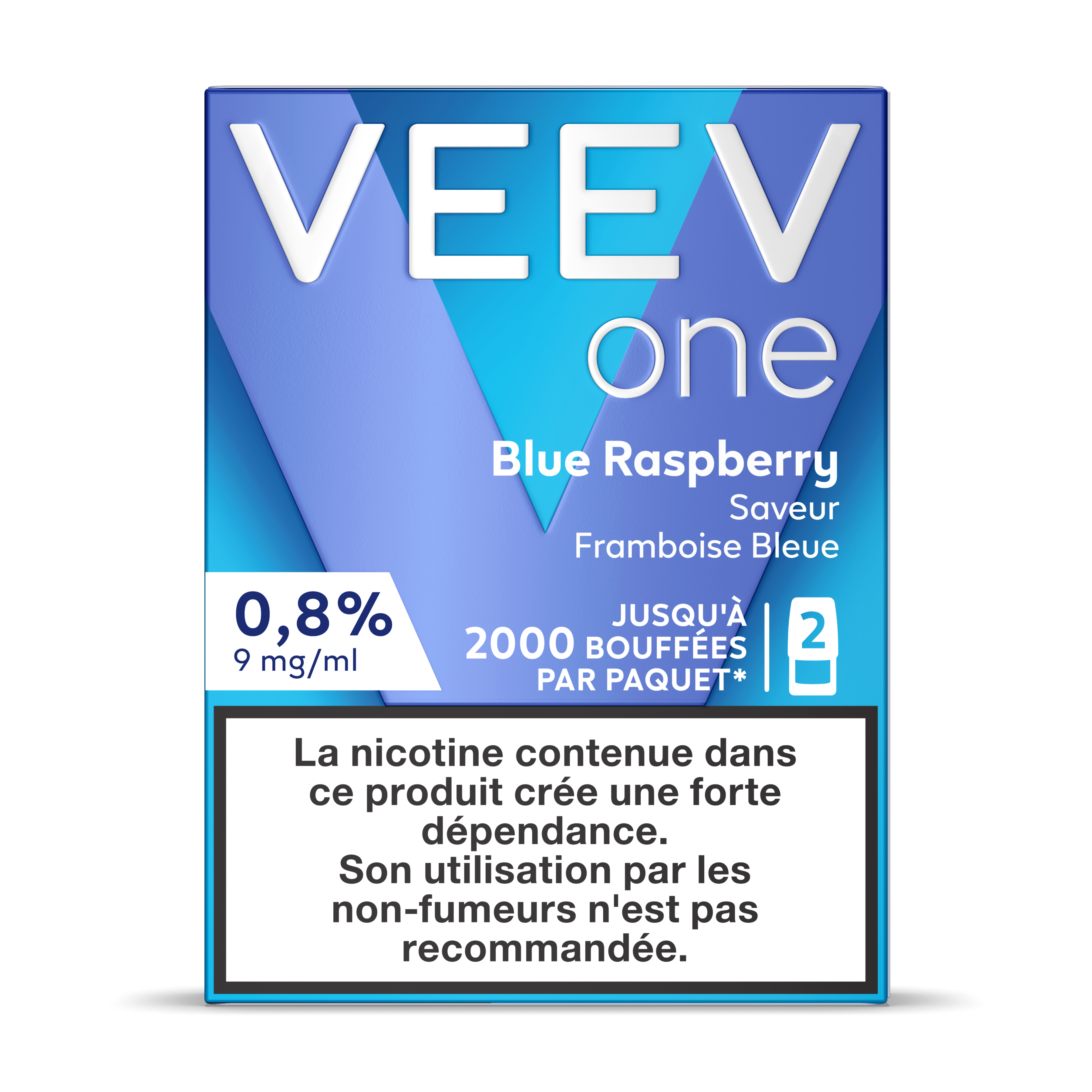 Pods VEEV ONE Framboise Bleue 9mg ou 20mg (Blue Raspberry)