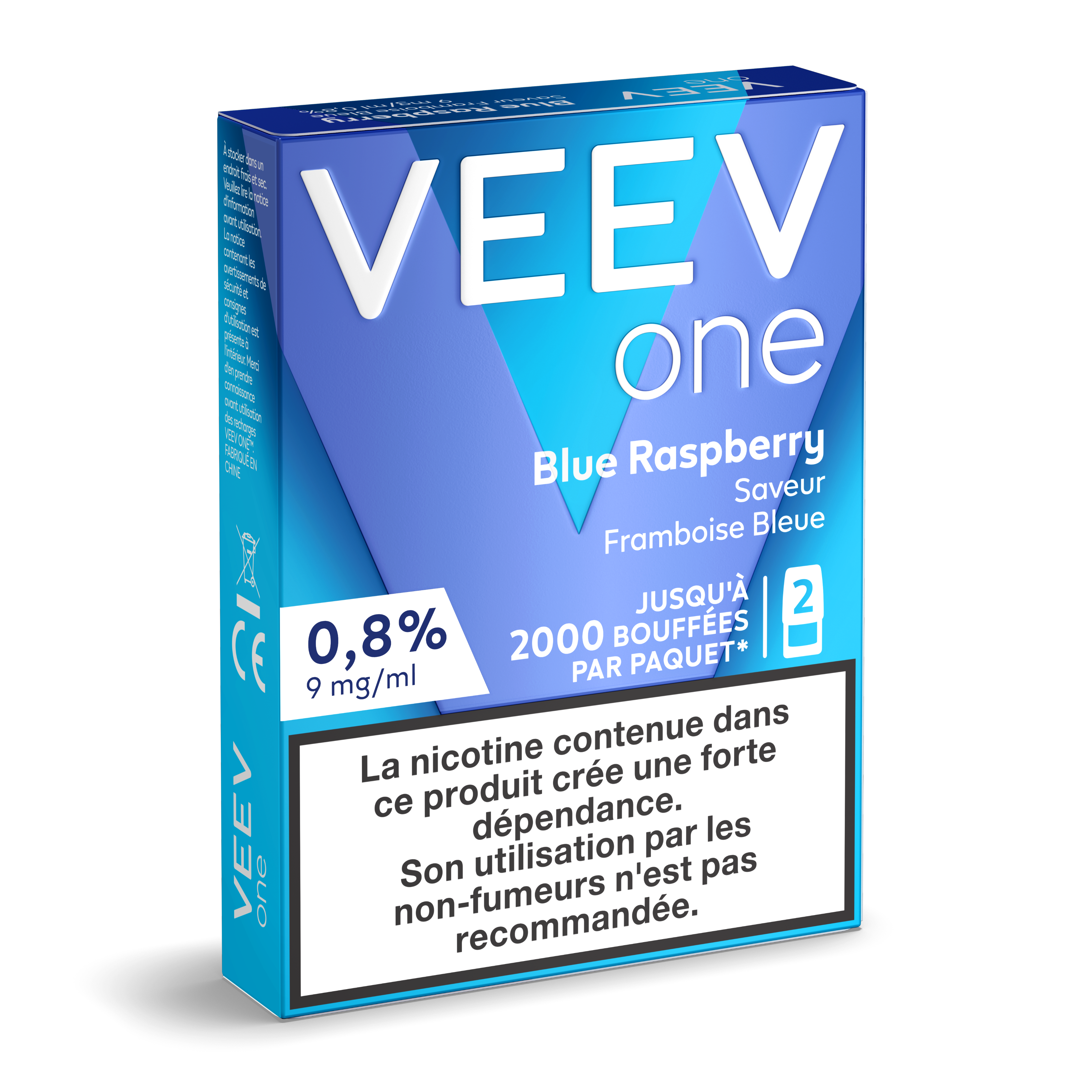 Pods VEEV ONE Framboise Bleue 9mg ou 20mg (Blue Raspberry)