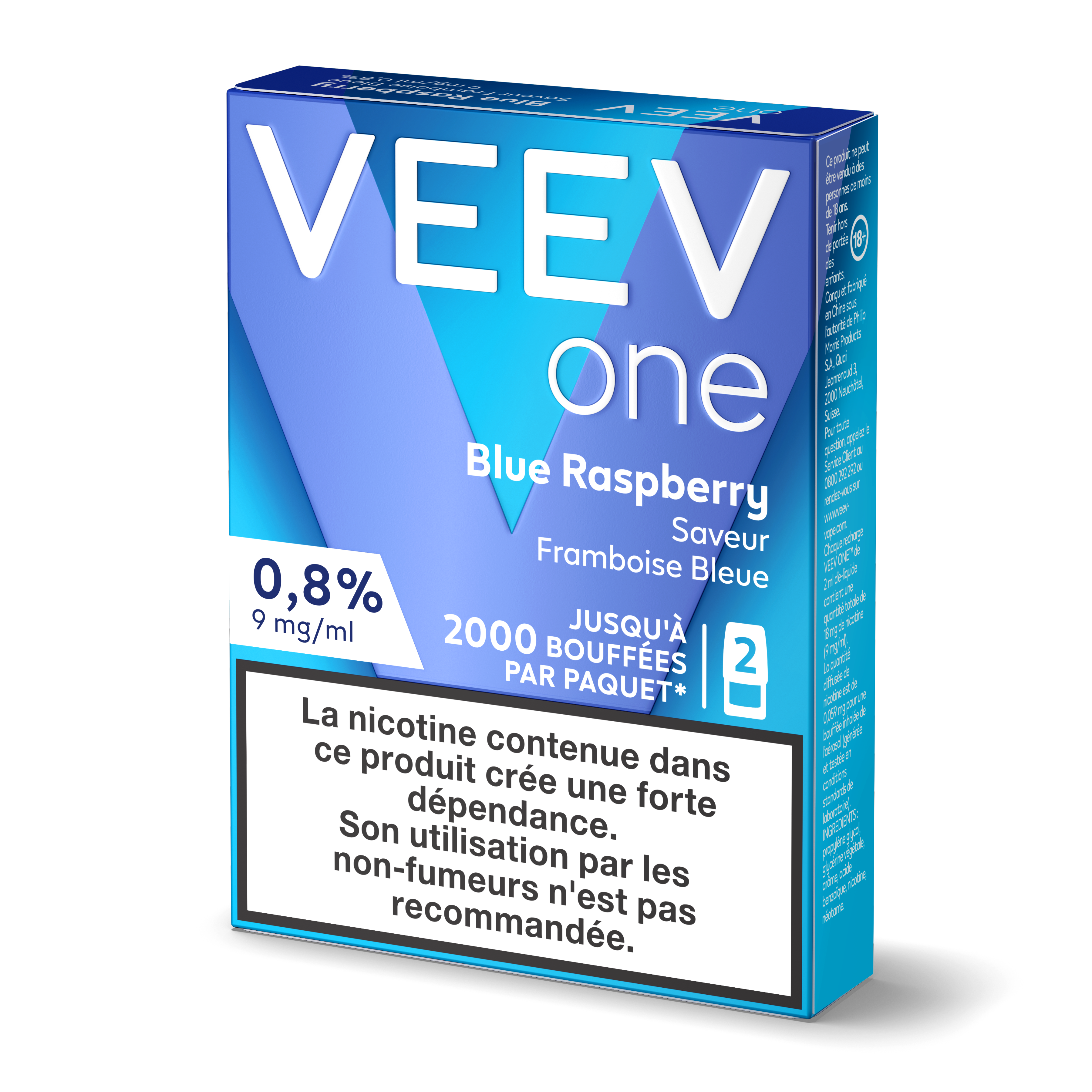 Pods VEEV ONE Framboise Bleue 9mg ou 20mg (Blue Raspberry)