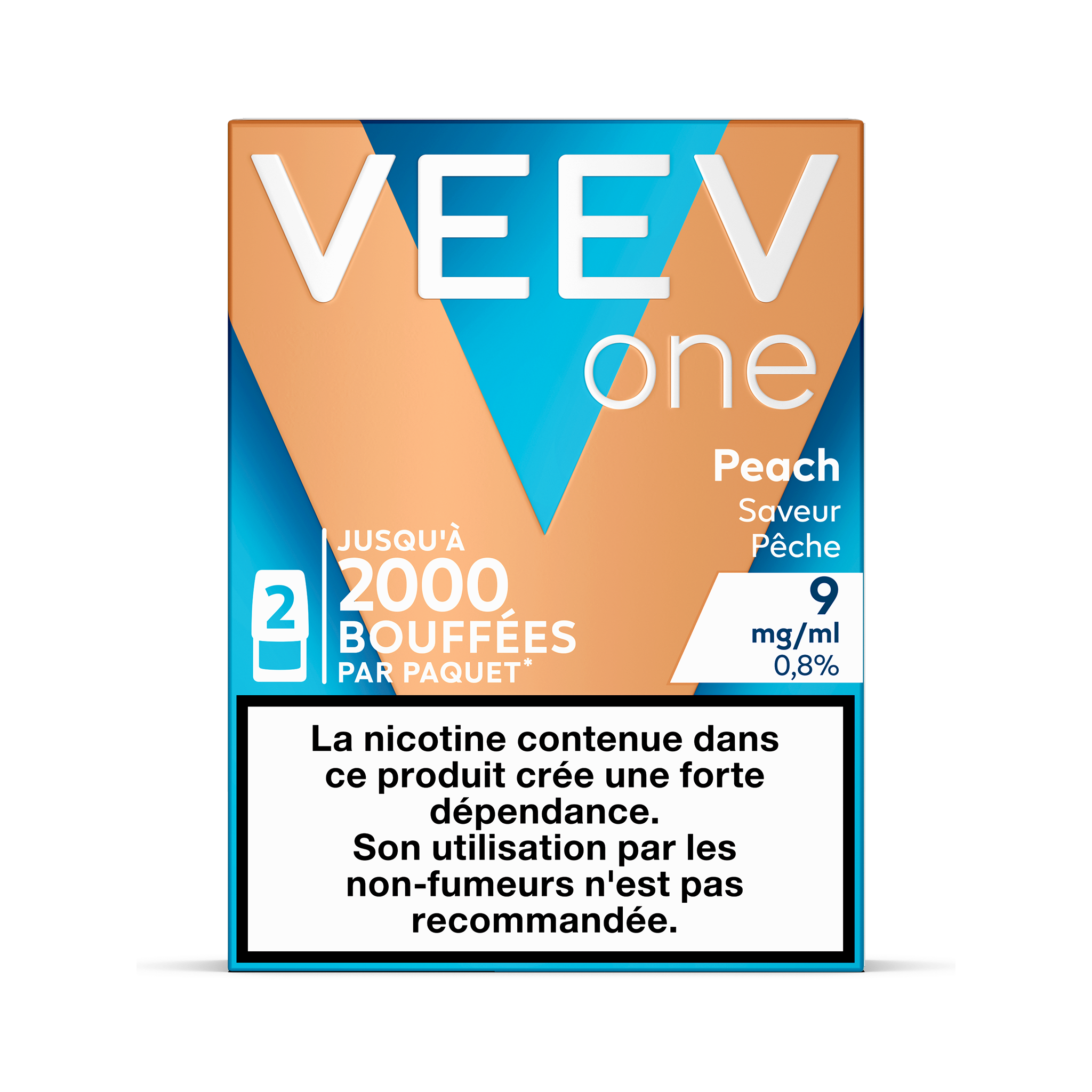 Pods VEEV ONE Pêche 20mg/ml (Peach)
