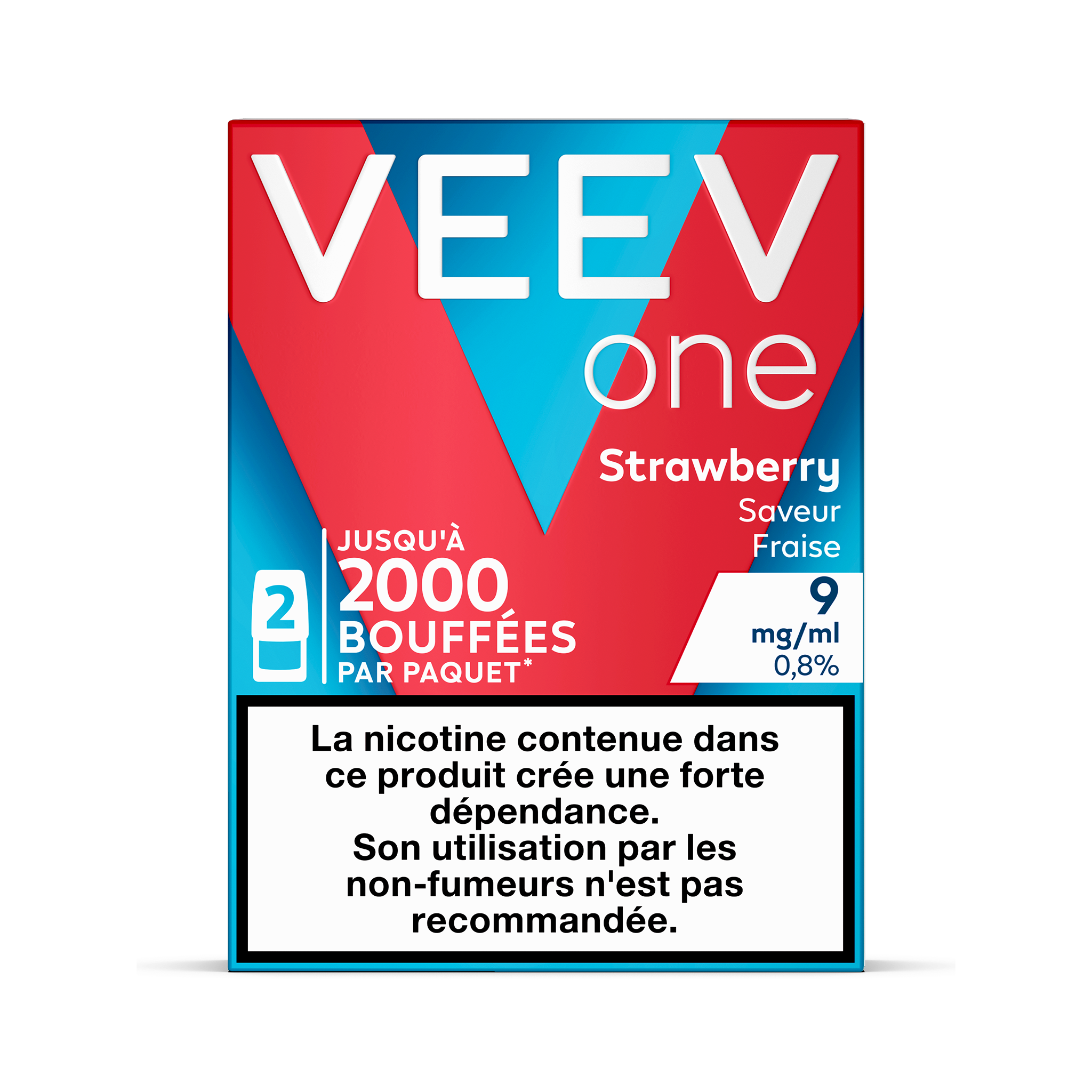 Pods VEEV ONE Fraise 20mg/ml (Strawberry)