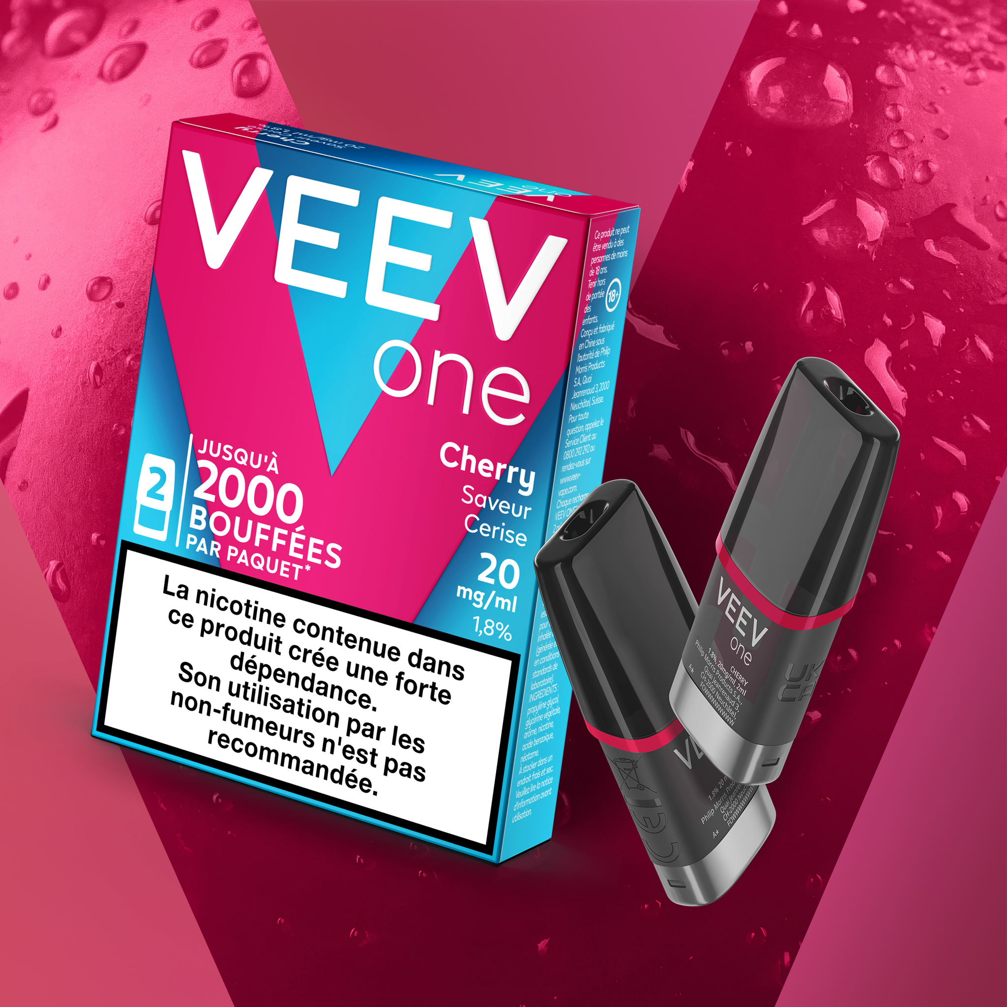 Pods VEEV ONE Cerise 20mg/ml (Cherry)