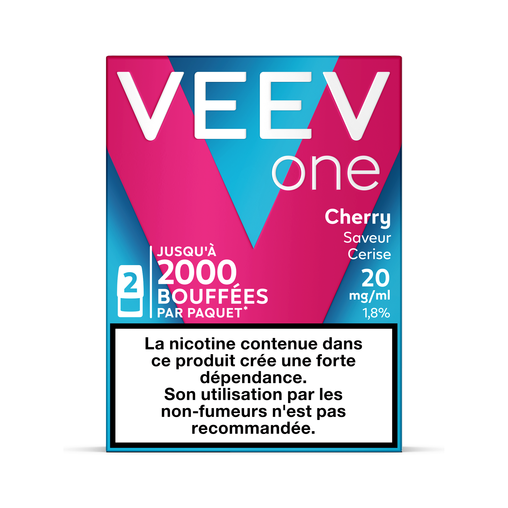 Pods VEEV ONE Cerise 9mg ou 20mg (Cherry)