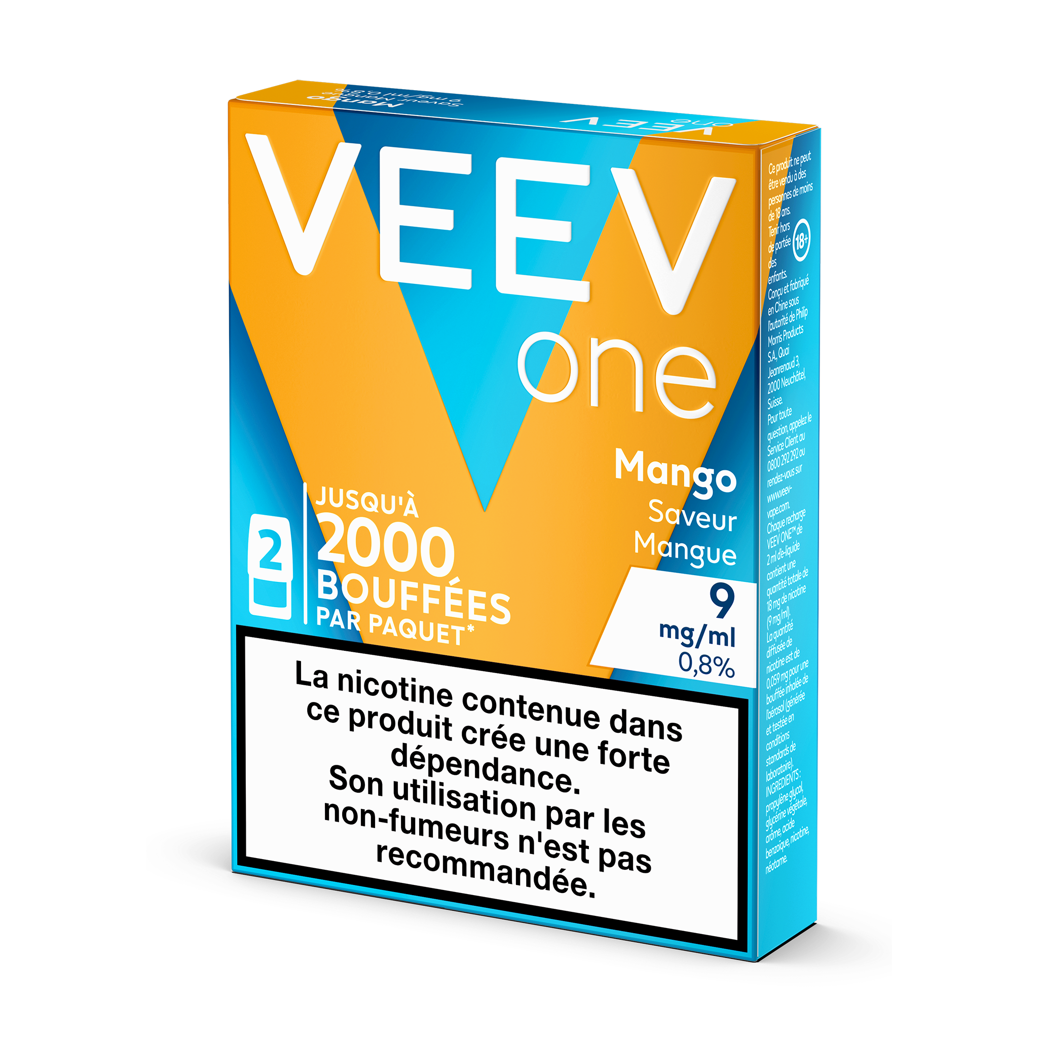 Pods VEEV ONE Mangue 9mg/ml (Mango)