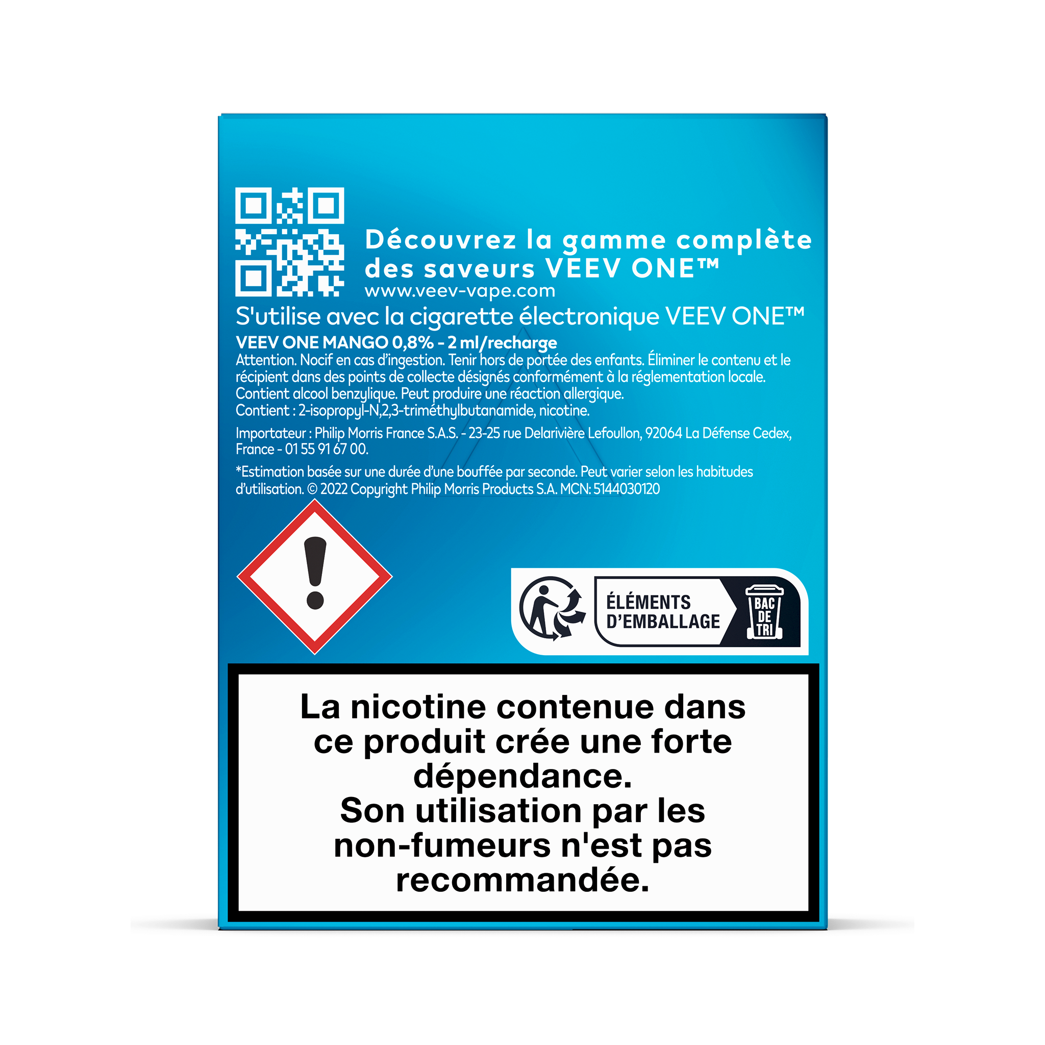 Pods VEEV ONE Mangue 9mg/ml (Mango)