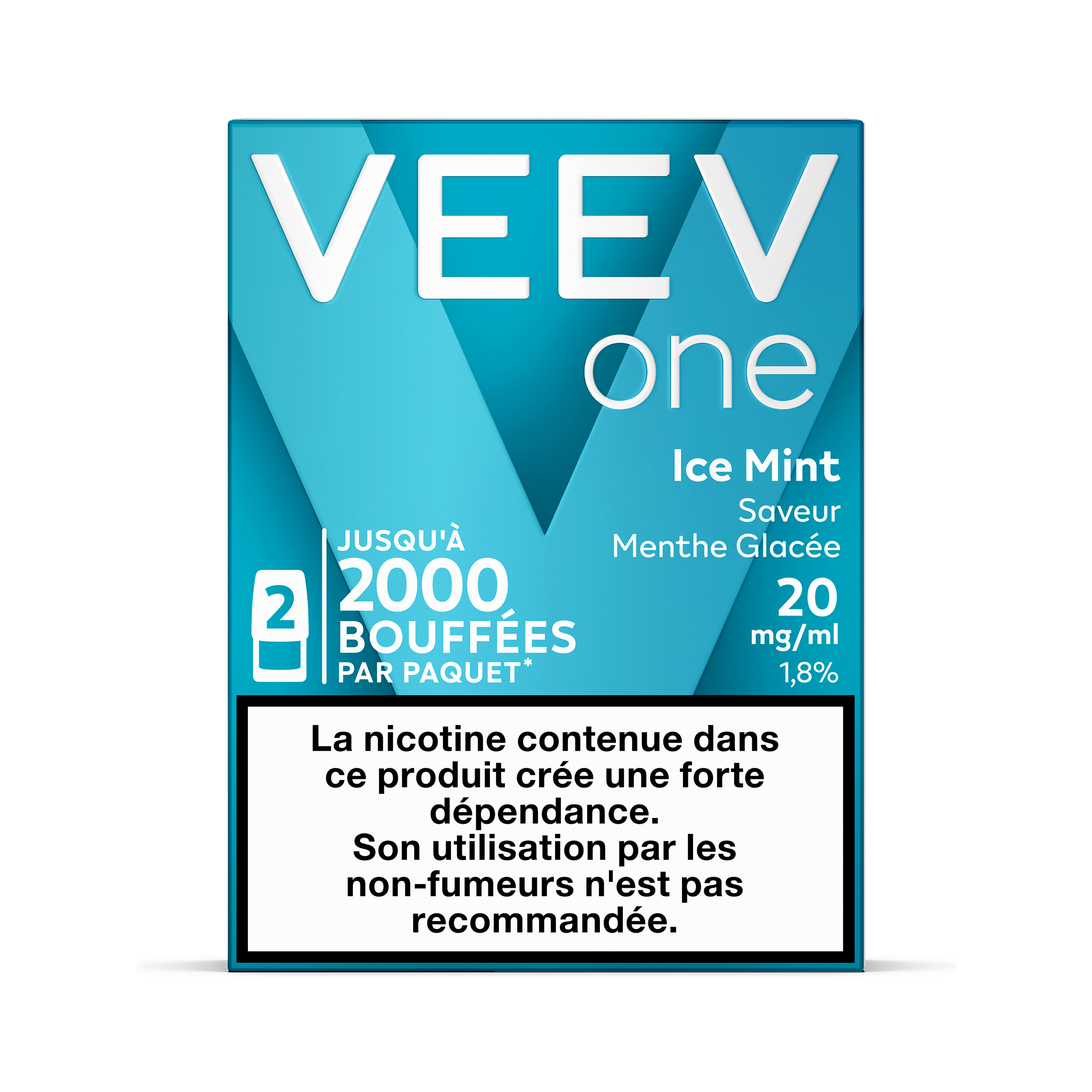 Pods VEEV ONE Menthe Glacée 20mg (Ice Mint)