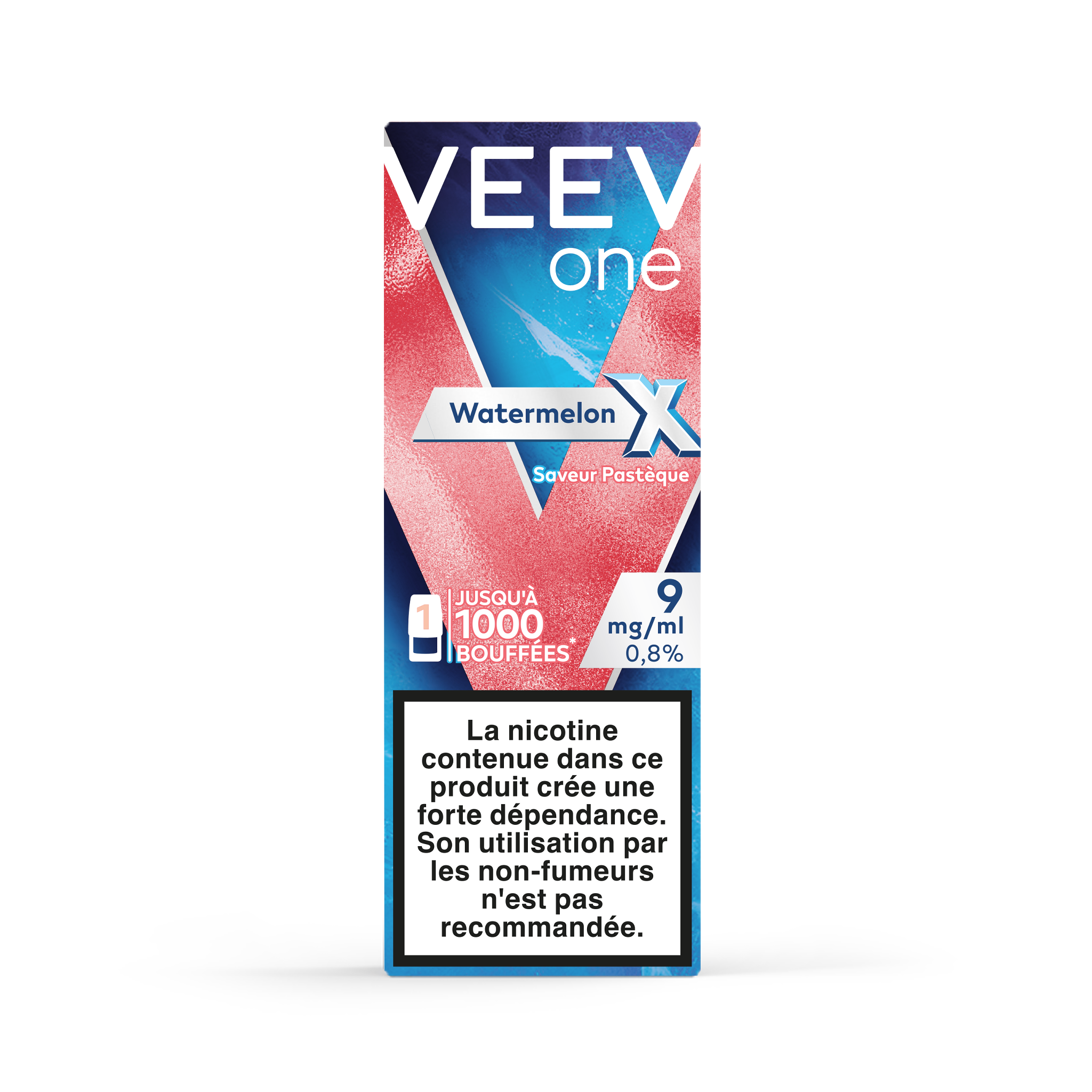 Pod VEEV ONE Pastèque X 9mg/ml (Watermelon X)